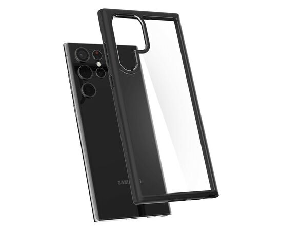 Чехол для моб. телефона Spigen Samsung Galaxy S22 Ultra Ultra Hybrid, Matte Black (ACS03919), изображение 4 Чехол для моб. телефона Spigen Samsung Galaxy S22 Ultra Ultra Hybrid, Matte Black (ACS03919), изображение 4