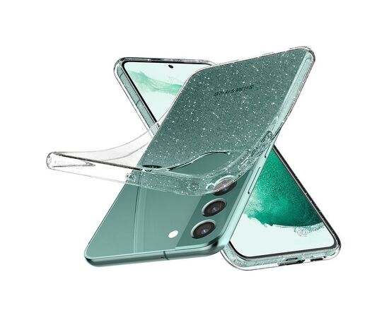 Чехол для моб. телефона Spigen Samsung Galaxy S22+ Liquid Crystal Glitter, Crystal Quartz (ACS03951), изображение 2 Чехол для моб. телефона Spigen Samsung Galaxy S22+ Liquid Crystal Glitter, Crystal Quartz (ACS03951), изображение 2