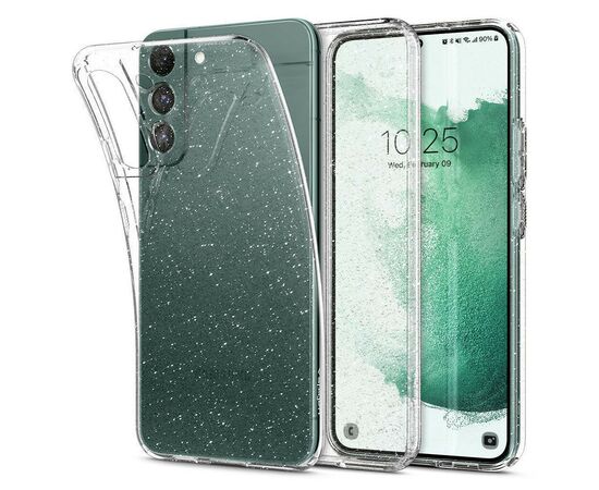 Чехол для моб. телефона Spigen Samsung Galaxy S22+ Liquid Crystal Glitter, Crystal Quartz (ACS03951)