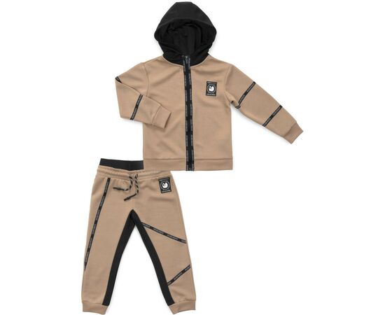Спортивний костюм Breeze з капюшоном на блискавці (10-122B-brown)