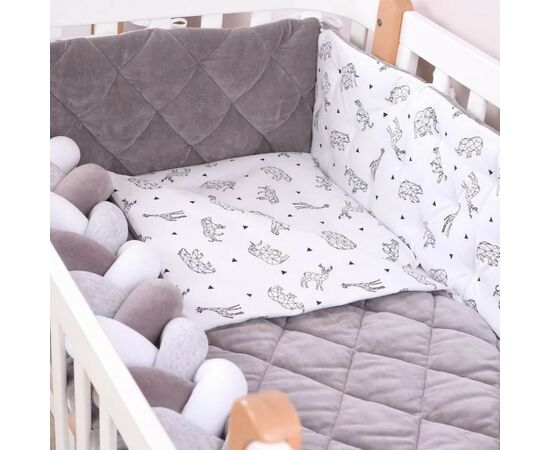 Детский постельный набор Верес Velour Graphic animals (218.08), изображение 2 Детский постельный набор Верес Velour Graphic animals (218.08), изображение 2