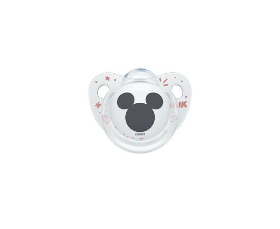 Пустышка Nuk Trendline Disney Mickey 6-18 мес. белая (3954018)
