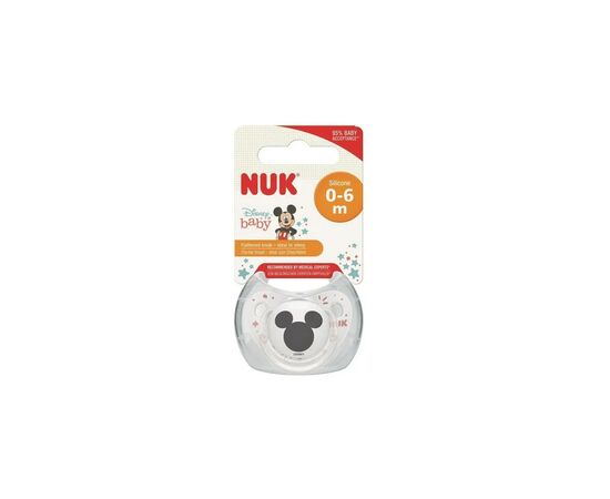 Пустышка Nuk Trendline Disney Mickey 0-6 мес., белый (3954015), изображение 2