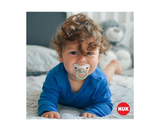 Пустышка Nuk Signature 0-6 мес. белая (3952343), изображение 2 Пустышка Nuk Signature 0-6 мес. белая (3952343), изображение 2
