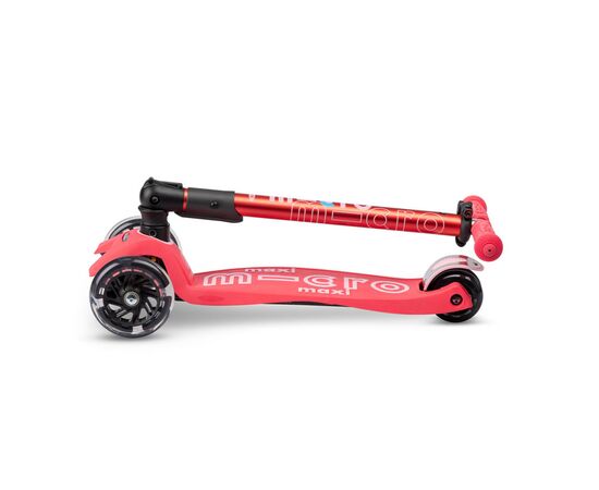 Самокат Micro Maxi Deluxe Foldable LED Coral Pink (MMD093), изображение 6 Самокат Micro Maxi Deluxe Foldable LED Coral Pink (MMD093), изображение 6