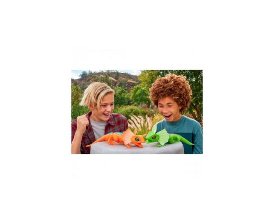 Интерактивная игрушка Pets & Robo Alive Зеленая плащеносная ящерица (7149-1), изображение 6