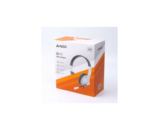 Навушники A4Tech HU-11 Black+White, зображення 4 Навушники A4Tech HU-11 Black+White, зображення 4