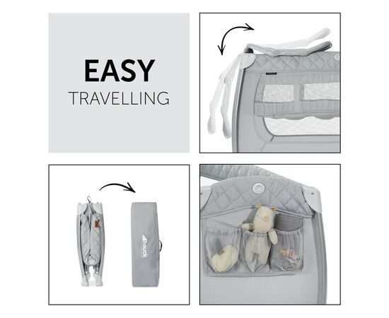 Детский манеж Hauck Play N Relax Quilted Grey (60011-5), изображение 4 Детский манеж Hauck Play N Relax Quilted Grey (60011-5), изображение 4