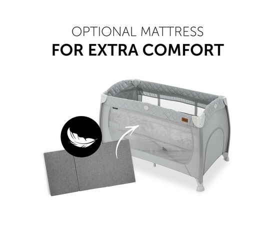 Детский манеж Hauck Play N Relax Quilted Grey (60011-5), изображение 5 Детский манеж Hauck Play N Relax Quilted Grey (60011-5), изображение 5