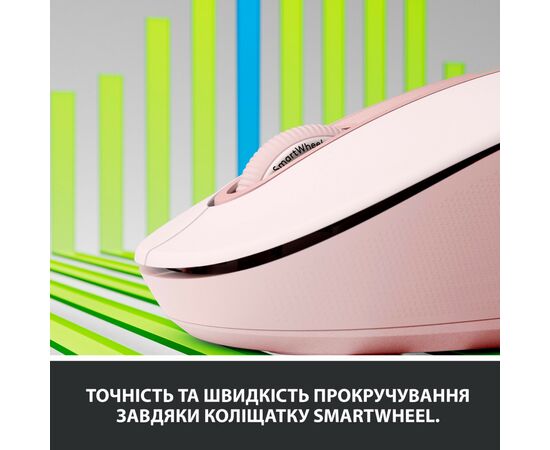 Мышка Logitech Signature M650 L Wireless Rose (910-006237), изображение 2 Мышка Logitech Signature M650 L Wireless Rose (910-006237), изображение 2
