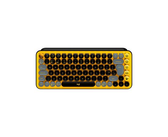 Клавиатура Logitech POP Keys Wireless Mechanical Keyboard Blast Yellow (920-010716)