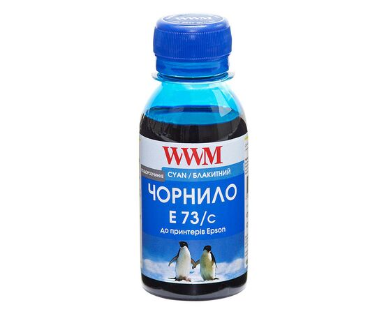 Чернила WWM Epson Stylus CX3700/TX119/TX419 Cyan 100г (E73/C-2)