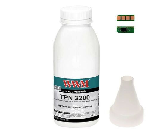 Тонер Pantum M6500/M6607, P2200/2500, 90г Black, chip WWM (TC-PC-211RB-WWM), изображение 2 Тонер Pantum M6500/M6607, P2200/2500, 90г Black, chip WWM (TC-PC-211RB-WWM), изображение 2
