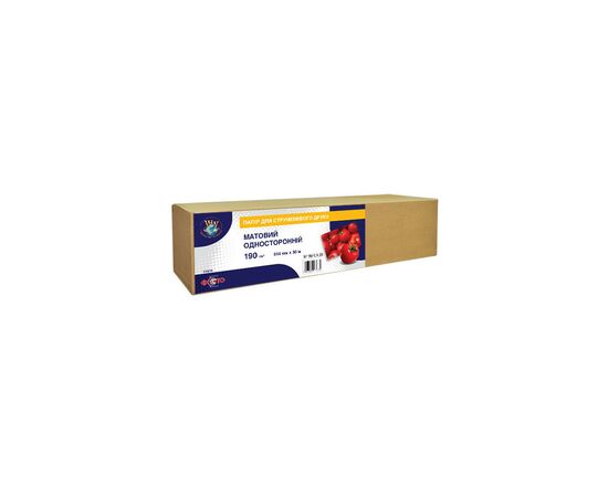 Папір WWM 914мм х 30м, matte, 190г/м кв, втулка 50мм (M190R.9.30)