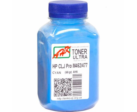 Тонер HP CLJ Pro M452/477, 60г Cyan AHK (3202781)