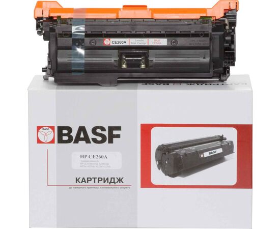 Картридж BASF для HP CLJ CP4025dn/4525xh аналог CE260A Black (KT-CE260A)