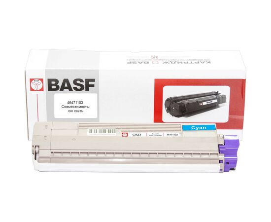 Тонер-картридж BASF OKI C822/823/833dn Cyan 46471103 (KT-46471103)