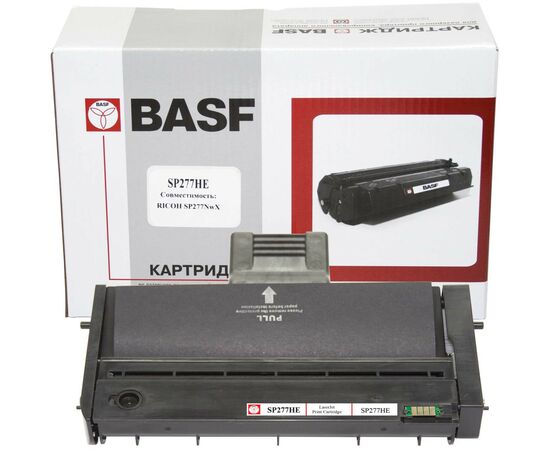 Тонер-картридж BASF Ricoh Aficio SP SP277NwX, 408160 Black (KT-SP277HE)