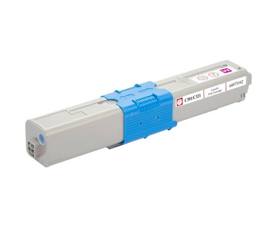 Тонер-картридж BASF OKI C301/C321/MC332/MC342/ 44973542 Magenta (KT-44973542), изображение 2 Тонер-картридж BASF OKI C301/C321/MC332/MC342/ 44973542 Magenta (KT-44973542), изображение 2