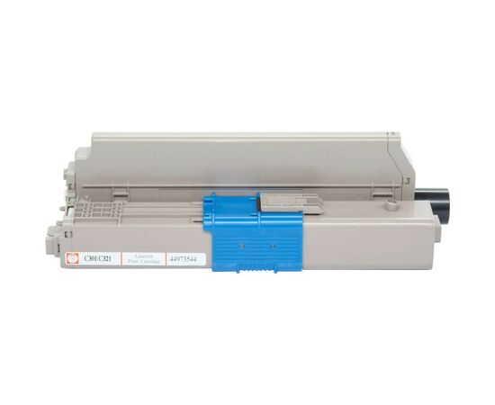 Тонер-картридж BASF OKI C301/C321/MC332/MC342/ 44973544 Black (KT-44973544), изображение 3 Тонер-картридж BASF OKI C301/C321/MC332/MC342/ 44973544 Black (KT-44973544), изображение 3