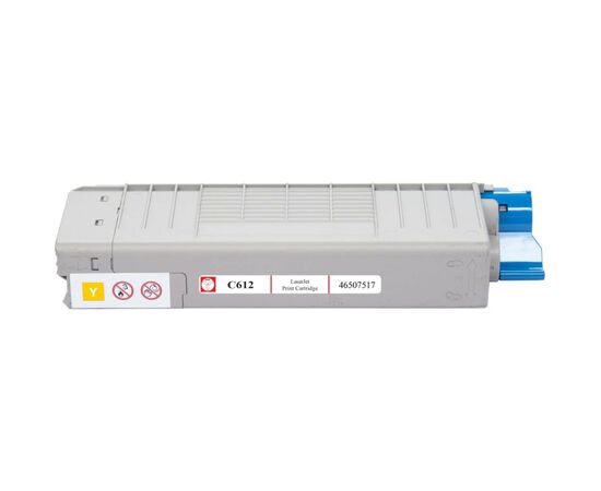 Тонер-картридж BASF OKI C612/ 46507517 Yellow (KT-46507517), изображение 3 Тонер-картридж BASF OKI C612/ 46507517 Yellow (KT-46507517), изображение 3