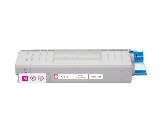 Тонер-картридж BASF OKI C612/ 46507518 Magenta (KT-46507518), изображение 3 Тонер-картридж BASF OKI C612/ 46507518 Magenta (KT-46507518), изображение 3