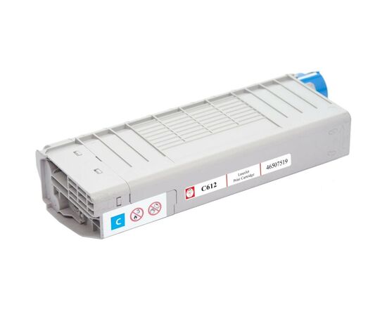 Тонер-картридж BASF OKI C612/ 46507519 Cyan (KT-46507519), изображение 2 Тонер-картридж BASF OKI C612/ 46507519 Cyan (KT-46507519), изображение 2