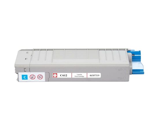 Тонер-картридж BASF OKI C612/ 46507519 Cyan (KT-46507519), изображение 3 Тонер-картридж BASF OKI C612/ 46507519 Cyan (KT-46507519), изображение 3