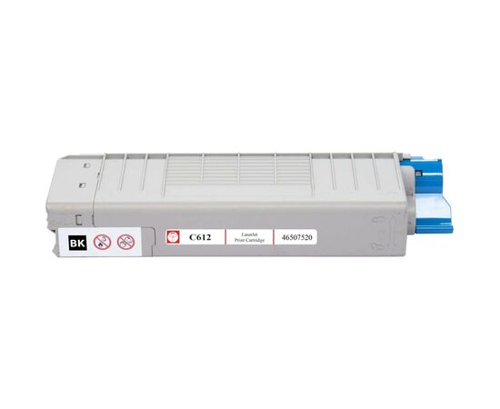 Тонер-картридж BASF OKI C612/ 46507520 Black (KT-46507520), изображение 3 Тонер-картридж BASF OKI C612/ 46507520 Black (KT-46507520), изображение 3