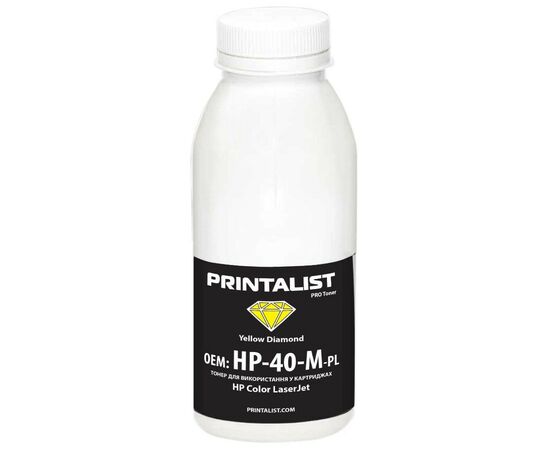Тонер HP CLJ Universal 40г Yellow Printalist (HP-40-Y-PL)