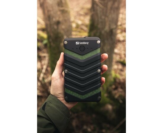 Батарея универсальная Sandberg 20100mAh, Survivor IP67, LED Torch, 2xUSB-A/3A(total), Type-C (420-36), изображение 6 Батарея универсальная Sandberg 20100mAh, Survivor IP67, LED Torch, 2xUSB-A/3A(total), Type-C (420-36), изображение 6