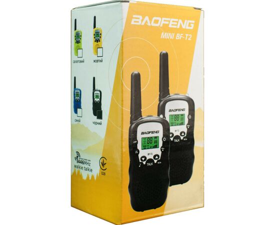 Портативная рация Baofeng MiNi BF-T2 PMR446 Black (MiNiBFT2_B), изображение 6 Портативная рация Baofeng MiNi BF-T2 PMR446 Black (MiNiBFT2_B), изображение 6