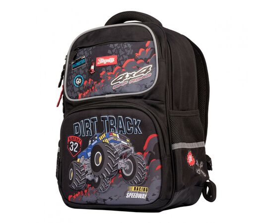 Рюкзак школьный 1 вересня S-105 Dirt Track (555098), изображение 2 Рюкзак школьный 1 вересня S-105 Dirt Track (555098), изображение 2