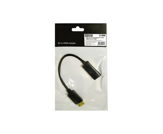 Переходник ST-Lab DisplayPort Male - HDMI Female, 1080P (U-996), изображение 3 Переходник ST-Lab DisplayPort Male - HDMI Female, 1080P (U-996), изображение 3
