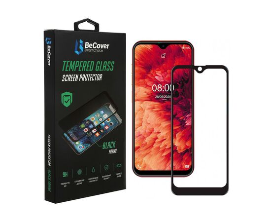 Стекло защитное BeCover Ulefone Note 8 / Note 8P Black (707317)