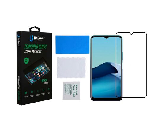 Стекло защитное BeCover Vivo Y11s Black (707312), изображение 2 Стекло защитное BeCover Vivo Y11s Black (707312), изображение 2