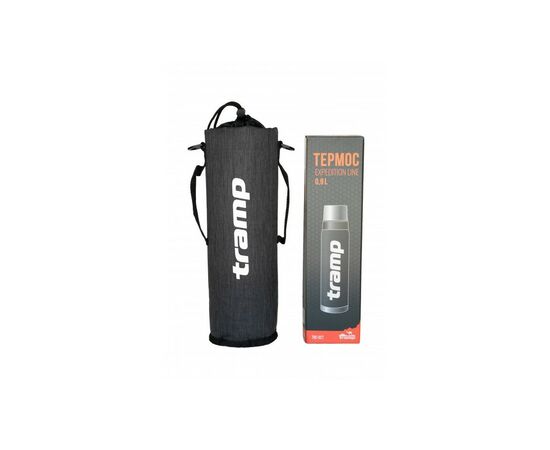 Чехол для термоса Tramp 0,9 л Grey (TRA-290-grey-melange), изображение 6 Чехол для термоса Tramp 0,9 л Grey (TRA-290-grey-melange), изображение 6