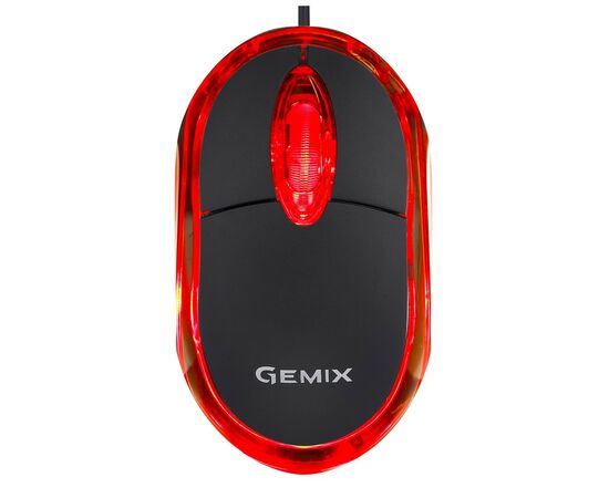 Мышка Gemix GM105 USB black (GM105Bk), изображение 3 Мышка Gemix GM105 USB black (GM105Bk), изображение 3