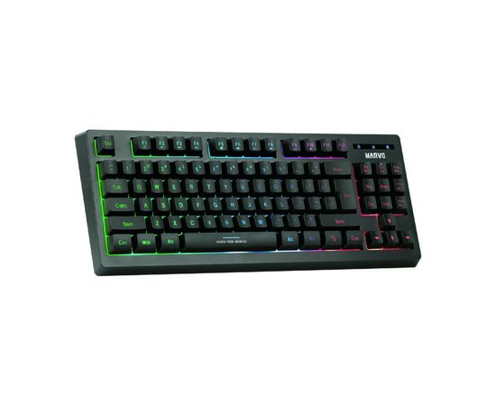 Клавиатура Marvo K607 3 colors-LED USB (K607), изображение 2 Клавиатура Marvo K607 3 colors-LED USB (K607), изображение 2