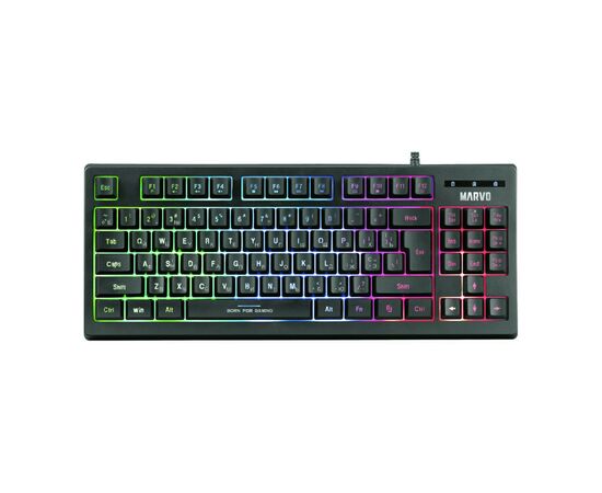 Клавиатура Marvo K607 3 colors-LED USB (K607)