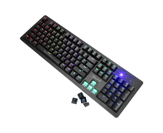 Клавиатура Marvo KG916 Multi-LED Mechanical Blue Switch USB (KG916), изображение 4 Клавиатура Marvo KG916 Multi-LED Mechanical Blue Switch USB (KG916), изображение 4