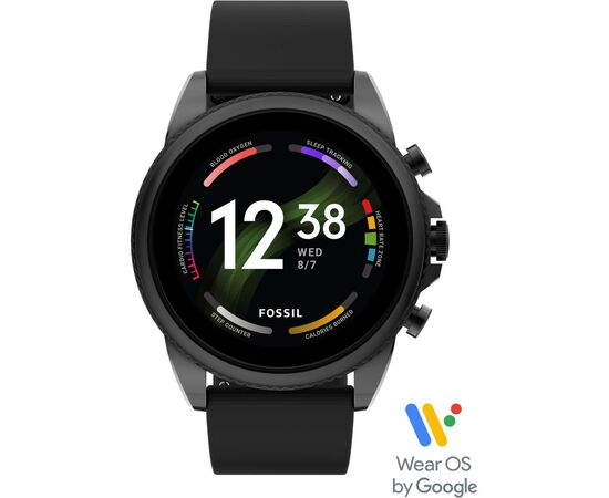 Смарт-часы Fossil Gen 6 Black Silicone (FTW4061), изображение 6 Смарт-часы Fossil Gen 6 Black Silicone (FTW4061), изображение 6