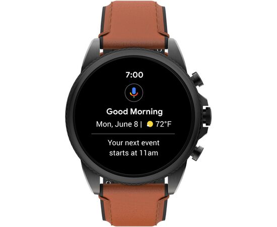 Смарт-часы Fossil Gen 6 Brown Leather (FTW4062), изображение 3 Смарт-часы Fossil Gen 6 Brown Leather (FTW4062), изображение 3