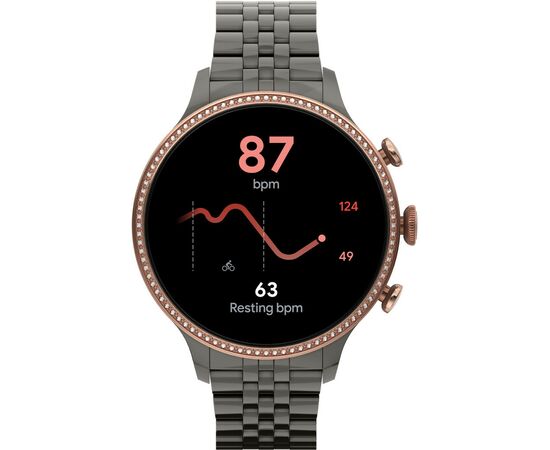 Смарт-часы Fossil Gen 6 Gunmetal Stainless Steel (FTW6078), изображение 2 Смарт-часы Fossil Gen 6 Gunmetal Stainless Steel (FTW6078), изображение 2