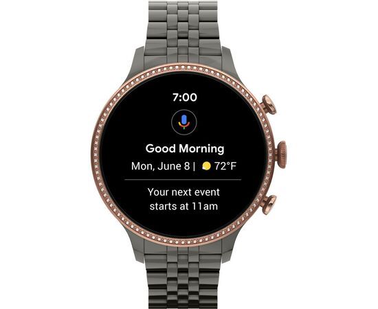 Смарт-часы Fossil Gen 6 Gunmetal Stainless Steel (FTW6078), изображение 3 Смарт-часы Fossil Gen 6 Gunmetal Stainless Steel (FTW6078), изображение 3
