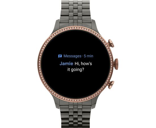 Смарт-часы Fossil Gen 6 Gunmetal Stainless Steel (FTW6078), изображение 4 Смарт-часы Fossil Gen 6 Gunmetal Stainless Steel (FTW6078), изображение 4