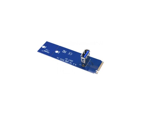 Райзер Dynamode NGFF M.2 Male to USB 3.0 Female для PCI-E 1X (RX-riser-M.2-USB3.0-PCI-E), изображение 2 Райзер Dynamode NGFF M.2 Male to USB 3.0 Female для PCI-E 1X (RX-riser-M.2-USB3.0-PCI-E), изображение 2