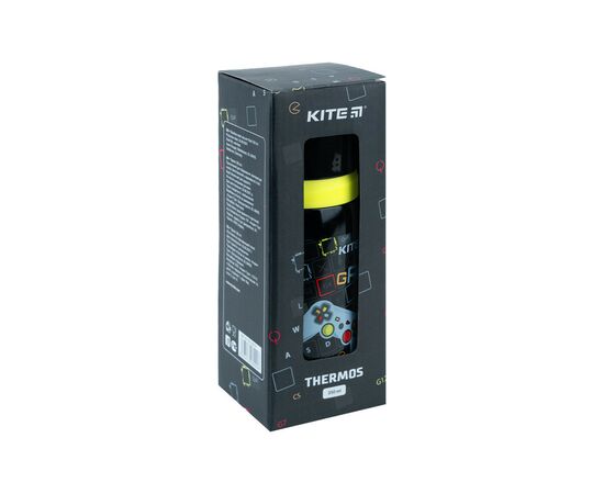 Поильник-непроливайка Kite термос Game 4 Life 350 мл (K21-301-01), изображение 4 Поильник-непроливайка Kite термос Game 4 Life 350 мл (K21-301-01), изображение 4
