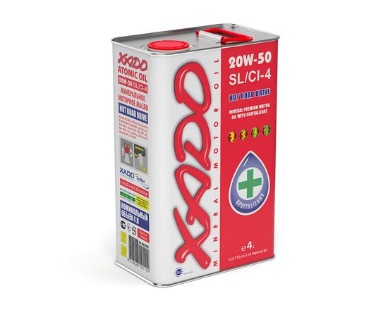Моторное масло Xado 20W-50 SL/CI-4  4л (XA 20215)