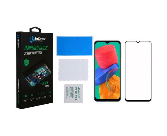 Стекло защитное BeCover Samsung Galaxy M33 SM-M336 Black (707356), изображение 2 Стекло защитное BeCover Samsung Galaxy M33 SM-M336 Black (707356), изображение 2